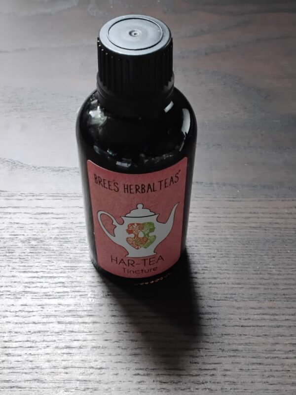 tincture in brown glass bottle