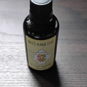 tummy tincture in brown bottle