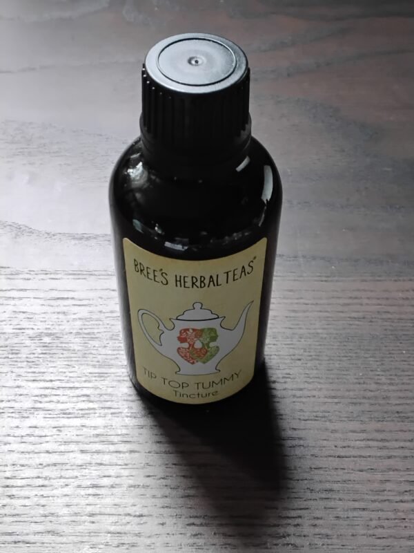 tummy tincture in brown bottle